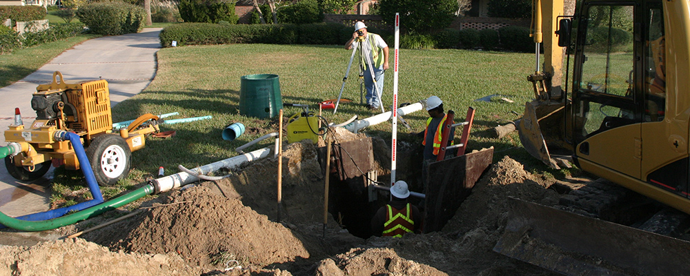 Construction Workers Digging