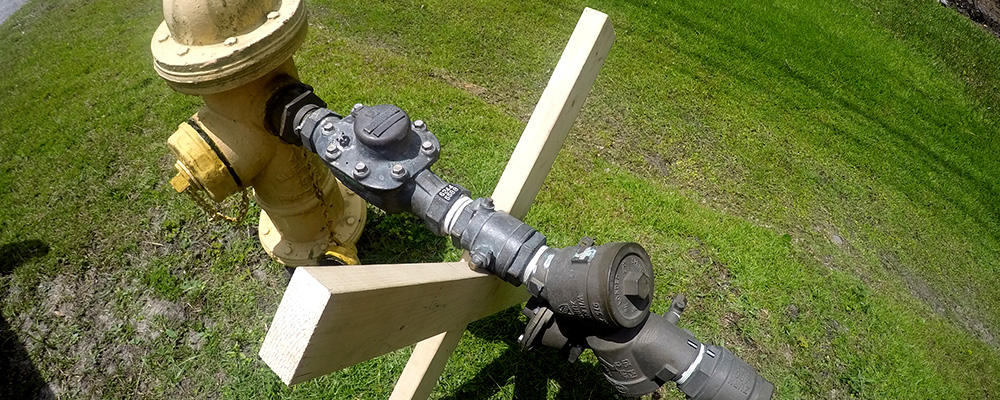Fire hydrant meter Fire hydrant meter