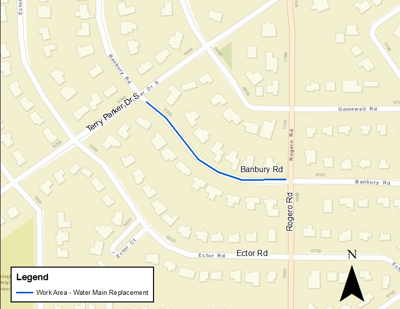 Banbury Road Water Project Map