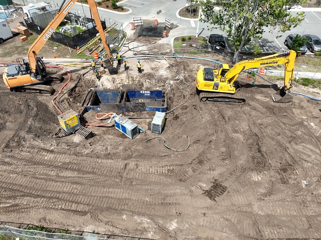 Baymeadows Rd Pump Station Progress Photo 1