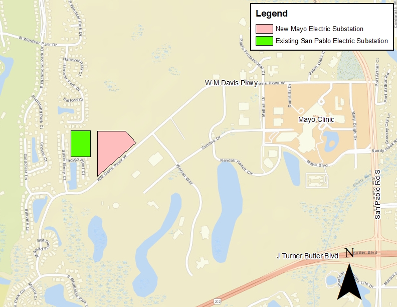 Mayo Electric Substation Project Map