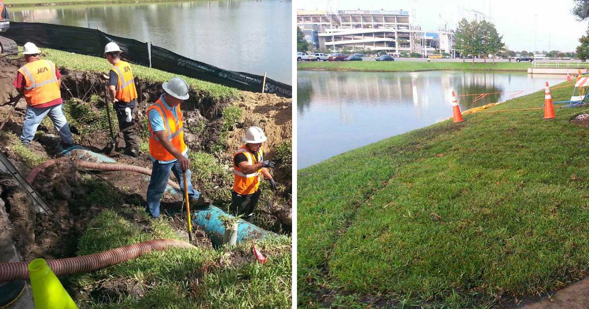 Everbank Field Before and After